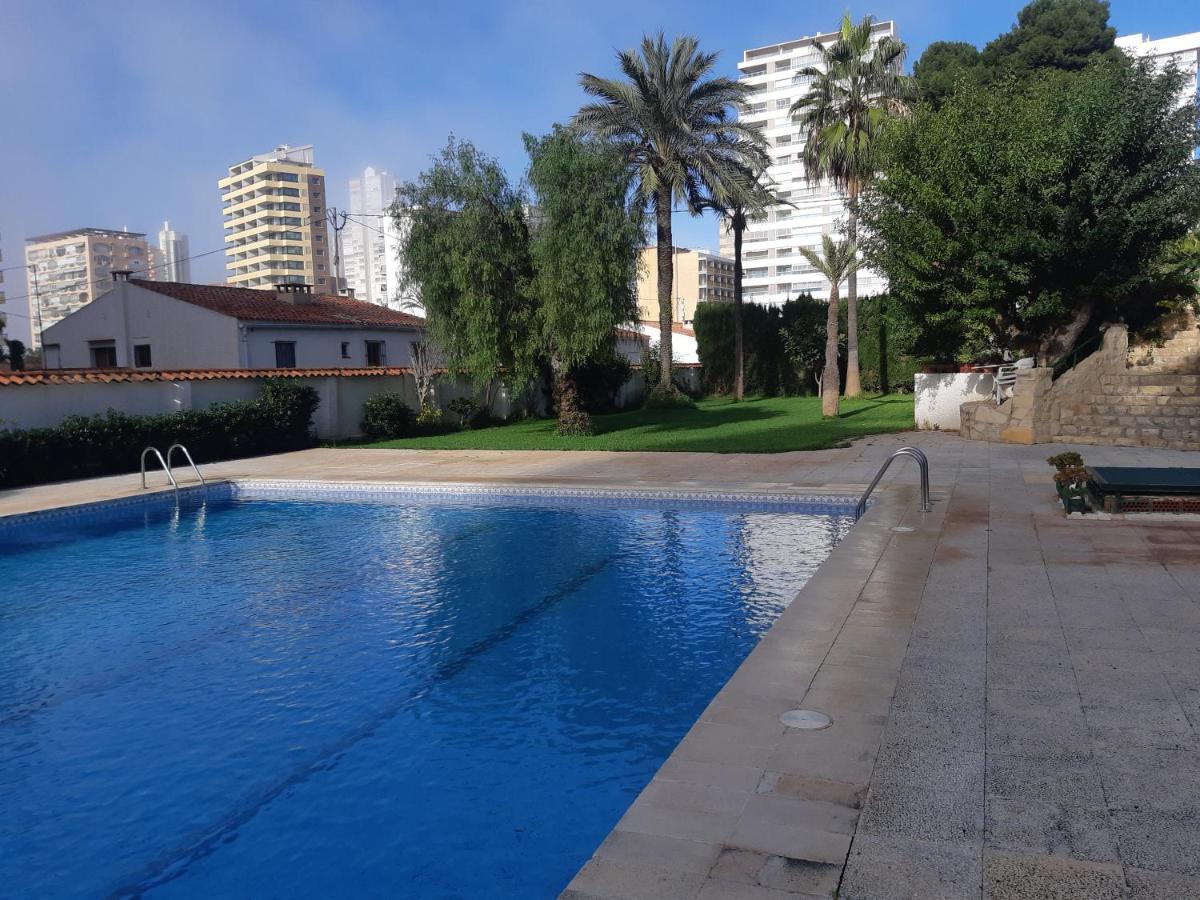 Beautiful Residential Apartment With Pool Бенидорм Экстерьер фото