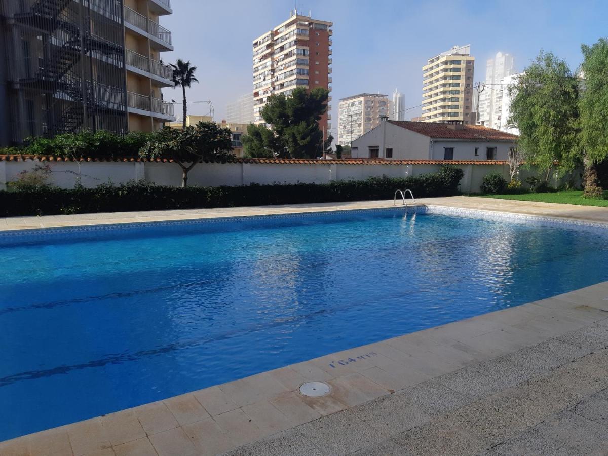 Beautiful Residential Apartment With Pool Бенидорм Экстерьер фото